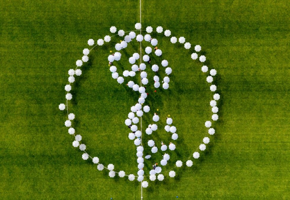 Danone flashmob a zöldebb jövőért